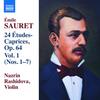 Sauret - 24 Etudes-Caprice Vol.1: Nos 1-7