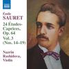 Sauret - 24 Etudes-Caprices Vol.3 (Nos. 14-19)
