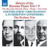 History of the Russian Piano Trio Vol.9: The Russian Abroad - Paris, Rome, New York