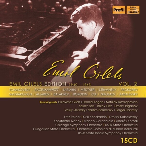 Emil Gilels Edition Vol.2 (1940-1963) | Haenssler Profil PH17066
