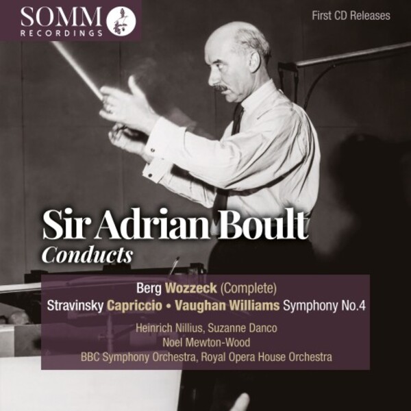 Adrian Boult conducts Berg�s Wozzeck + Stravinsky & Vaughan Williams | Somm ARIADNE50242