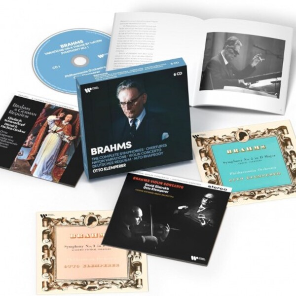 Klemperer conducts Brahms - Symphonies, Overtures, Requiem, etc.