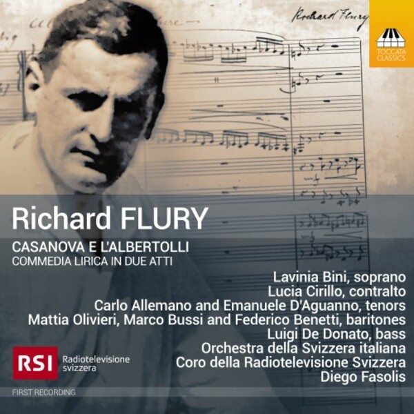 Flury - Casanova e l�Albertolli | Toccata Classics TOCC0653