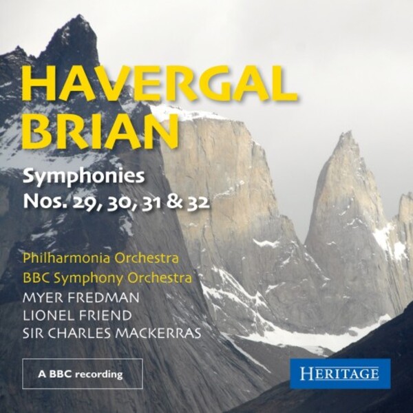 Brian - Symphonies 29, 30, 31 & 32 | Heritage HTGCD130