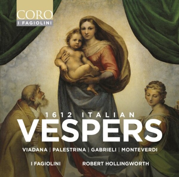 1612 Italian Vespers: Viadana, Palestrina, Gabrieli, Monteverdi | Coro COR16212