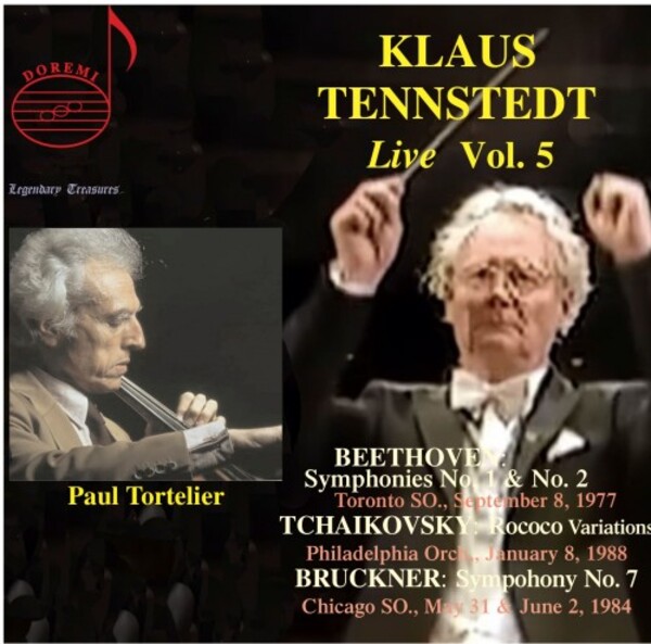 Klaus Tennstedt Live Vol.5: Beethoven, Tchaikovsky, Bruckner | Doremi DHR82512