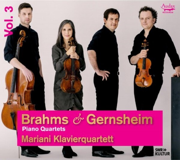 Brahms & Gernsheim - Piano Quartets Vol.3 | Audax ADX11213