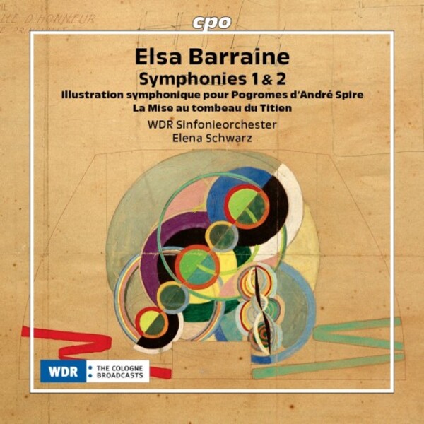 Barraine - Symphonies 1 & 2, Illustration symphonique, Musique funebre | CPO 5557042