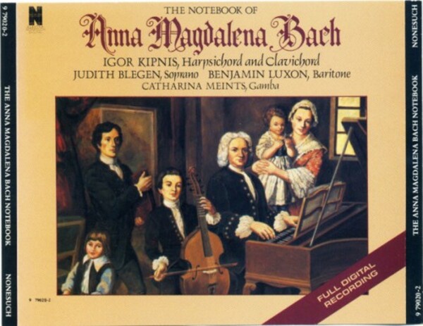 Igor Kipnis, Judith Blegen, Benjamin Luxon, Catharina Meints - The Note Book Of Anna Magdalena Bach