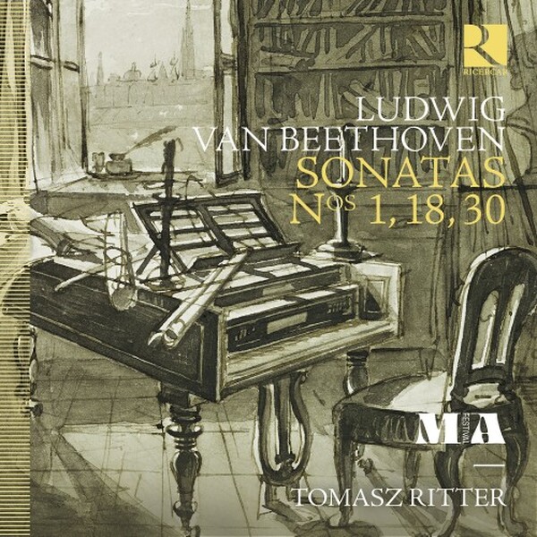 Beethoven - Piano Sonatas 1, 18 & 30 | Ricercar RIC477