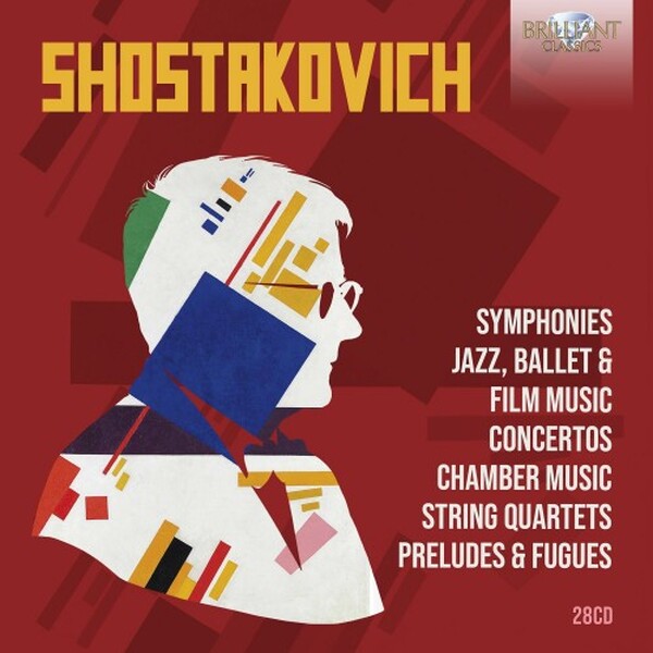 Shostakovich Collection: Symphonies, Concertos, Chamber Music, etc. | Brilliant Classics 97628
