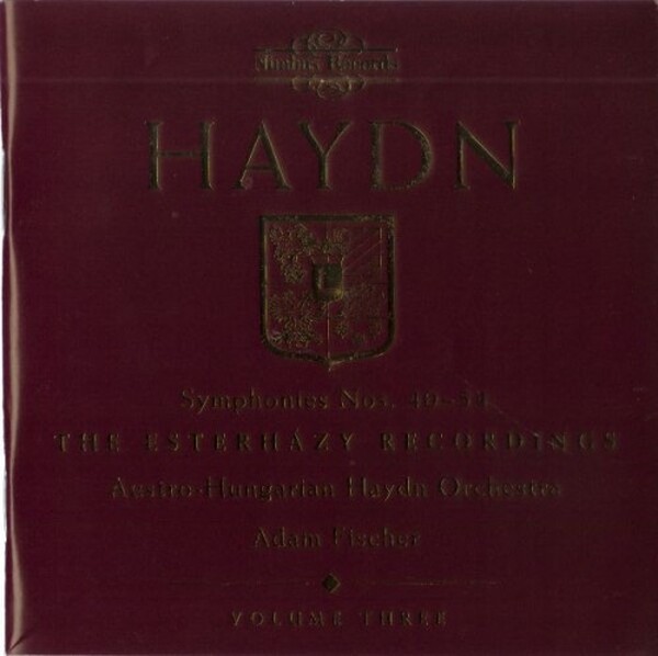 Haydn - Symphonies vol.3 - Nos. 40 - 54